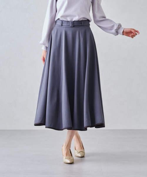 MISCH MASCH（ミッシュマッシュ）の「バイカラーフレアスカート/MM447215（スカート・レディース・ブラック/ベージュ/レッド/グレー・S/M）」の13枚目の写真