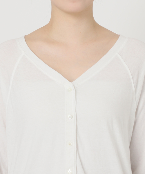 Deuxieme Classe Henley Tシャツ/ベージュ Deuxieme Classe（ドゥーズィエムクラス）の「Henley Tシャツ（T