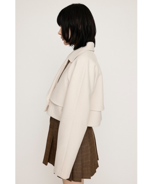 SLY（スライ）の「CROPPED TRENCH COAT クロップド トレンチ コート / セットアップ可（トレンチコート・レディース・ネイビー/ブラウン/アイボリー・FREE）」の9枚目の写真