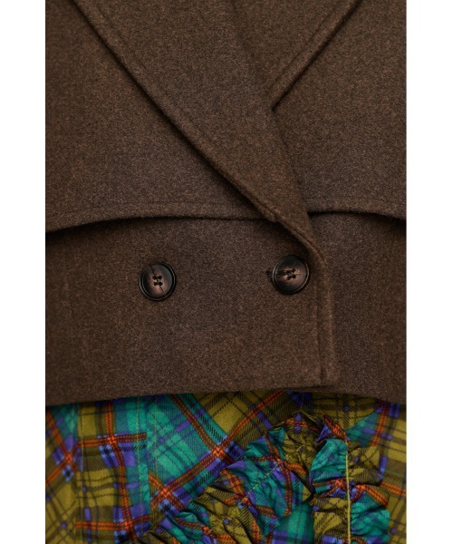 SLY（スライ）の「CROPPED TRENCH COAT クロップド トレンチ コート / セットアップ可（トレンチコート・レディース・ネイビー/ブラウン/アイボリー・FREE）」の20枚目の写真