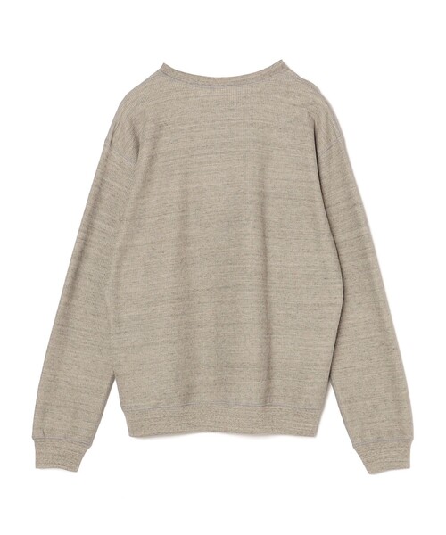 SHIPS Days（シップスデイズ）の「【SHIPS DAYS別注】UNDYED: ワッフル リブ クルー（Tシャツ/カットソー・メンズ・ナチュラル/グレー・3/2）」の3枚目の写真