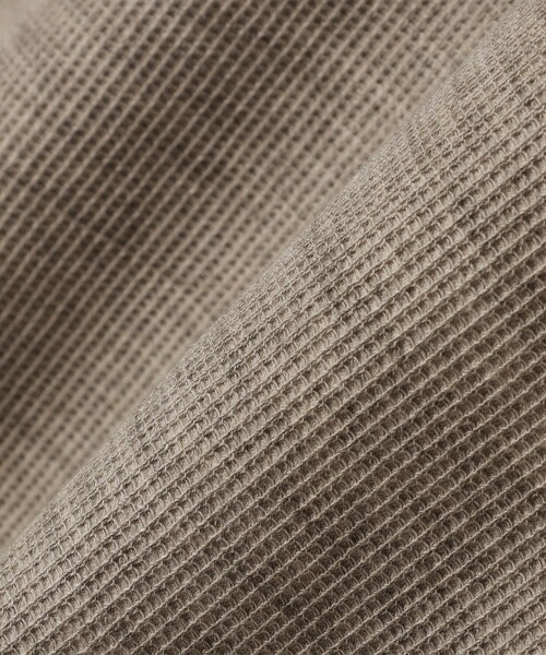SHIPS Days（シップスデイズ）の「【SHIPS DAYS別注】UNDYED: ワッフル リブ クルー（Tシャツ/カットソー・メンズ・ナチュラル/グレー・3/2）」の8枚目の写真