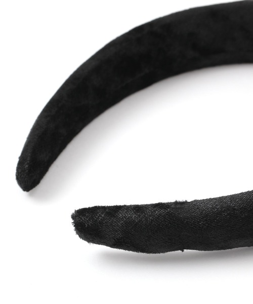 LAKOLE（ラコレ）の「ベロアカチューシャ / 232315（カチューシャ・レディース・ベージュ/ブラック/ブラウン・FREE）」の5枚目の写真