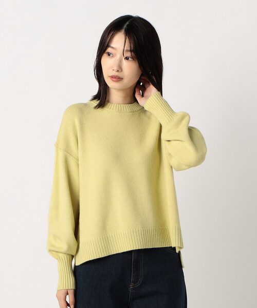 A15041 ザリラクス　21AW クルーネックニット　アイボリー　48 A15041 ザリラクス 21AW クルーネックニット アイボリー 48