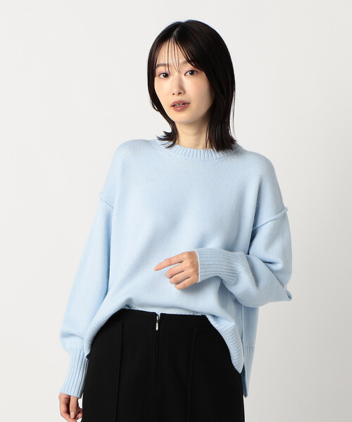セール】【ウォッシャブル】 日本の色 クルーネックニット