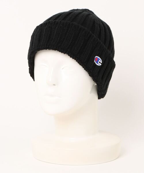 Champion（チャンピオン）の「【Champion】リブニットワッチ 492-1011（ニットキャップ/ビーニー・レディース・グレー/ブラック/アイボリー/ネイビー/マスタード/モカ・FREE）」の3枚目の写真