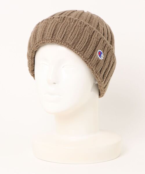 Champion（チャンピオン）の「【Champion】リブニットワッチ 492-1011（ニットキャップ/ビーニー・レディース・グレー/ブラック/アイボリー/ネイビー/マスタード/モカ・FREE）」の5枚目の写真