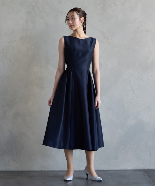 AIMER（エメ）の「シャンタンノースリーブフレアパーティードレス 結婚