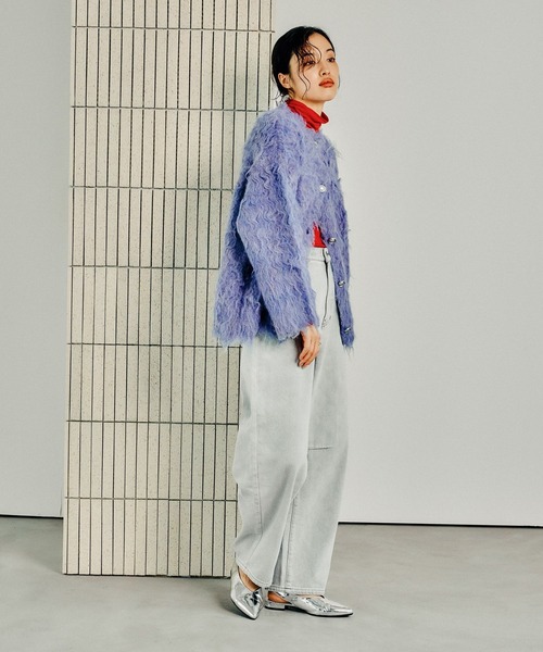 LEPSIM（レプシィム）の「カーブデニムパンツ2　147620（デニムパンツ・レディース・ブルー/オフホワイト/ライトブルー/ライトグレー/ネイビー・SMALL/LARGE/MEDIUM）」の17枚目の写真