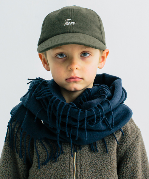 Smoothy（スムージー）の「Smoothy Plain Ring muffler / スムージー 無地リングマフラー（マフラー・キッズ・ベージュ系その他/レッド系その他/ネイビー/ヘザーグレー/キャメル・FREE）」の3枚目の写真