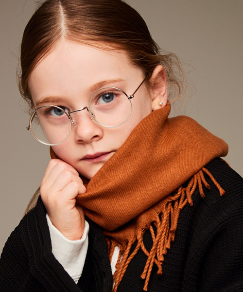 Smoothy（スムージー）の「Smoothy Plain Ring muffler / スムージー 無地リングマフラー（マフラー・キッズ・ベージュ系その他/レッド系その他/ネイビー/ヘザーグレー/キャメル・FREE）」の4枚目の写真