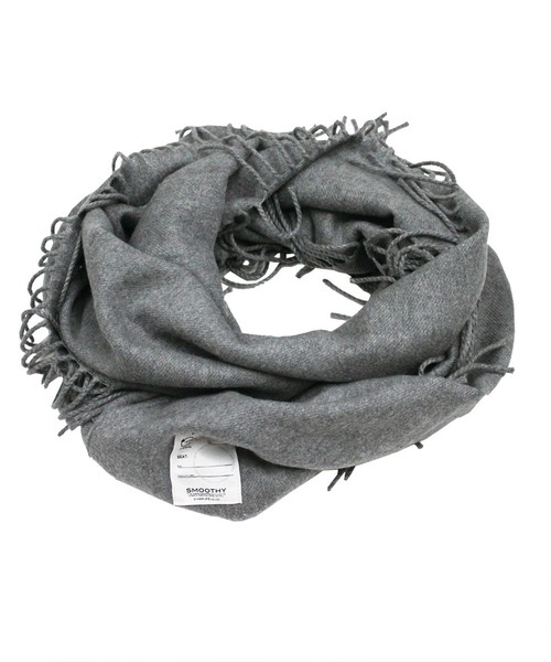 Smoothy（スムージー）の「Smoothy Plain Ring muffler / スムージー 無地リングマフラー（マフラー・キッズ・ベージュ系その他/レッド系その他/ネイビー/ヘザーグレー/キャメル・FREE）」の6枚目の写真