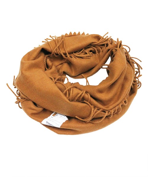 Smoothy（スムージー）の「Smoothy Plain Ring muffler / スムージー 無地リングマフラー（マフラー・キッズ・ベージュ系その他/レッド系その他/ネイビー/ヘザーグレー/キャメル・FREE）」の8枚目の写真