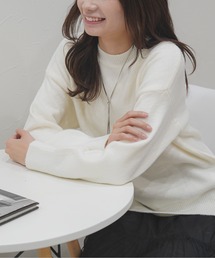 コクーンシルエットニットセーター