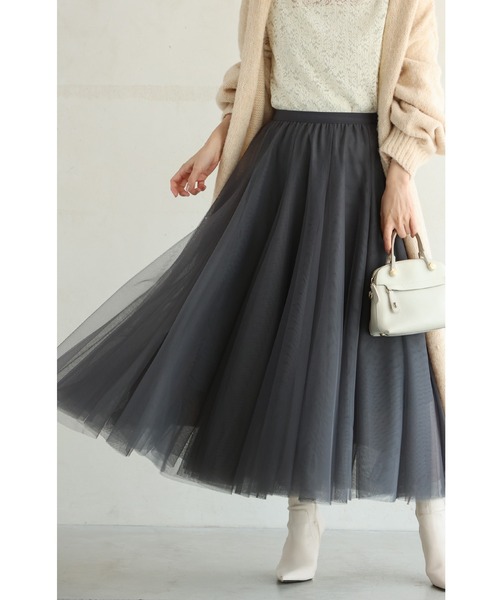 着回しNO.1!カメレオンチュールスカート(スカート)|CAWAII(カワイイ) 着回しNO.1!カメレオンチュールスカート(スカート)|CAWAII(カワイイ)