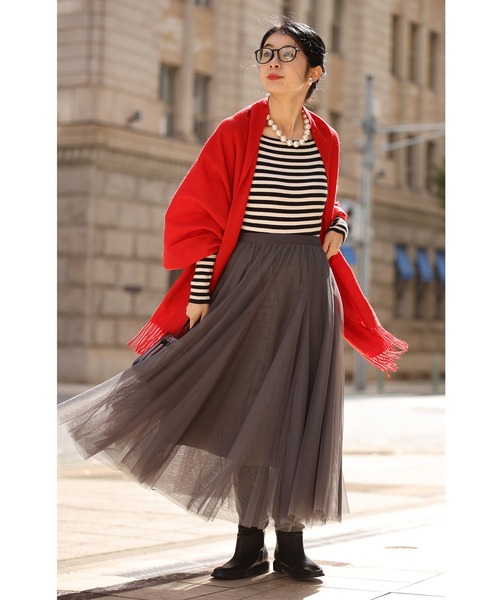 着回しNO.1!カメレオンチュールスカート(スカート)|CAWAII(カワイイ) 着回しNO.1!カメレオンチュールスカート(スカート)|CAWAII(カワイイ)