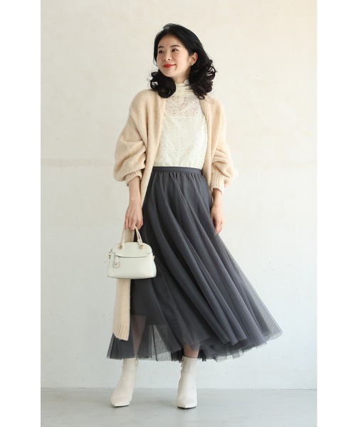 着回しNO.1!カメレオンチュールスカート(スカート)|CAWAII(カワイイ) 着回しNO.1!カメレオンチュールスカート(スカート)|CAWAII(カワイイ)