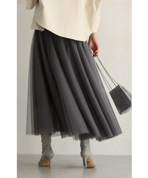 着回しNO.1!カメレオンチュールスカート(スカート)|CAWAII(カワイイ) 着回しNO.1!カメレオンチュールスカート(スカート)|CAWAII(カワイイ)