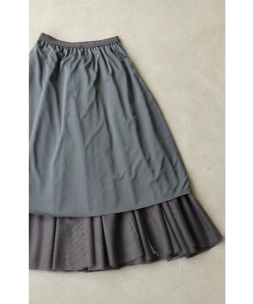 着回しNO.1!カメレオンチュールスカート(スカート)|CAWAII(カワイイ) 着回しNO.1!カメレオンチュールスカート(スカート)|CAWAII(カワイイ)