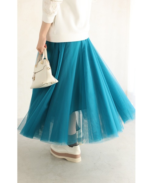 着回しNO.1!カメレオンチュールスカート(スカート)|CAWAII(カワイイ) 着回しNO.1!カメレオンチュールスカート(スカート)|CAWAII(カワイイ)