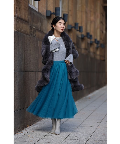 着回しNO.1!カメレオンチュールスカート(スカート)|CAWAII(カワイイ) 着回しNO.1!カメレオンチュールスカート(スカート)|CAWAII(カワイイ)