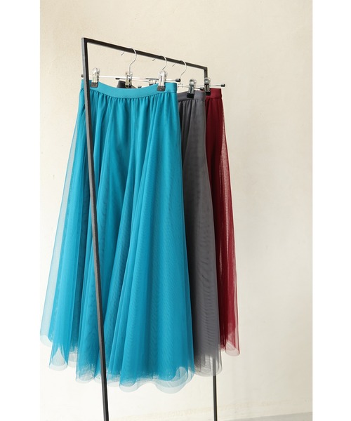 着回しNO.1!カメレオンチュールスカート(スカート)|CAWAII(カワイイ) 着回しNO.1!カメレオンチュールスカート(スカート)|CAWAII(カワイイ)