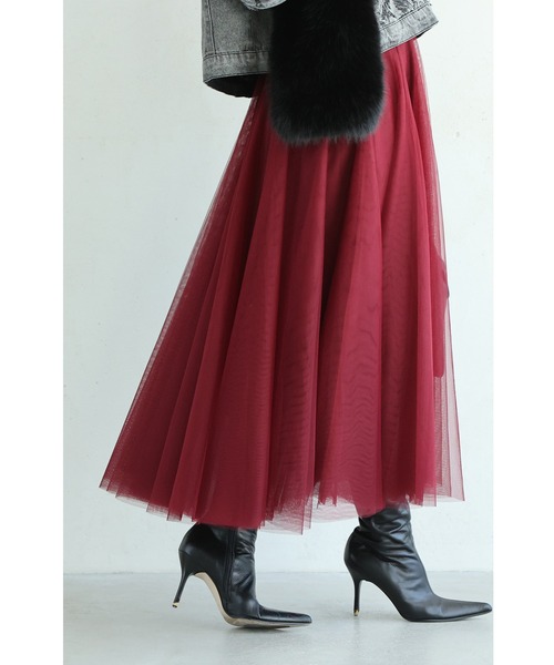 着回しNO.1!カメレオンチュールスカート(スカート)|CAWAII(カワイイ) 着回しNO.1!カメレオンチュールスカート(スカート)|CAWAII(カワイイ)