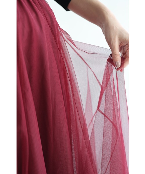 着回しNO.1!カメレオンチュールスカート(スカート)|CAWAII(カワイイ) 着回しNO.1!カメレオンチュールスカート(スカート)|CAWAII(カワイイ)