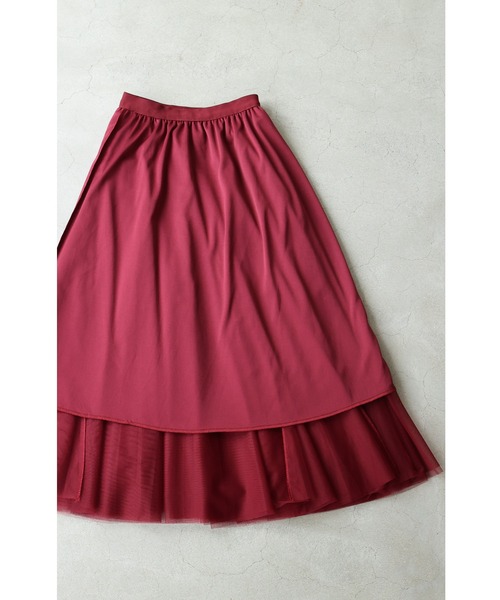 着回しNO.1!カメレオンチュールスカート(スカート)|CAWAII(カワイイ) 着回しNO.1!カメレオンチュールスカート(スカート)|CAWAII(カワイイ)