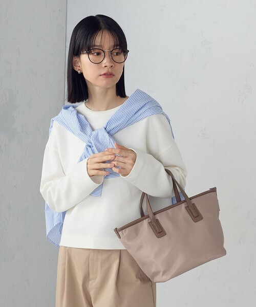 COMME CA ISM（コムサイズム）の「クロップド丈ロンT（Tシャツ/カットソー・レディース・ホワイト/ブラック・MEDIUM/LARGE）」の12枚目の写真