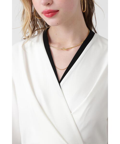 セール】◇バイカラーネックワンピース（ワンピース）｜PINKY&DIANNE