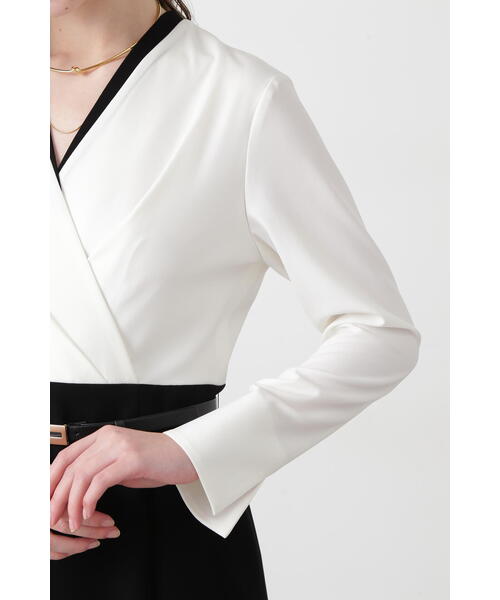 セール】◇バイカラーネックワンピース（ワンピース）｜PINKY&DIANNE