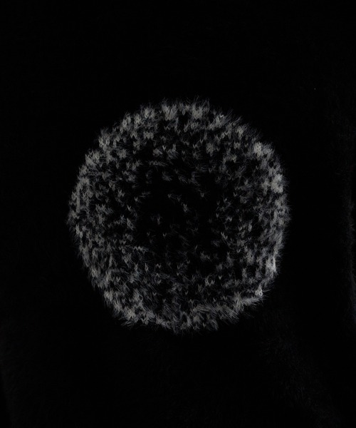 EPNK（イーピーエヌケー）の「【EPNK】Damage logo shaggy knit / ダメージロゴシャギーニット（ニット/セーター・メンズ・ブラック/モスグリーン・MEDIUM/SMALL/LARGE）」の12枚目の写真