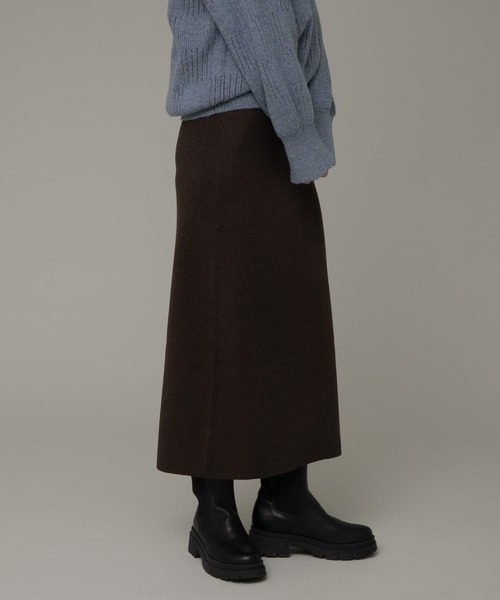 URBAN RESEARCH Sonny Label（アーバンリサーチサニーレーベル）の「『洗濯可』ラメニットリブロングスカート（スカート・レディース・グレー/ブラウン/ブラック・FREE）」の15枚目の写真