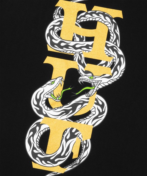 YEAR OF THE SNAKE TEE / HUF ハフ プリント 半袖Tシャツ（T