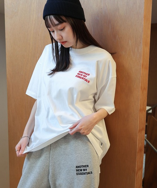 ANMEエンブロイダリーロゴ半袖Tシャツ