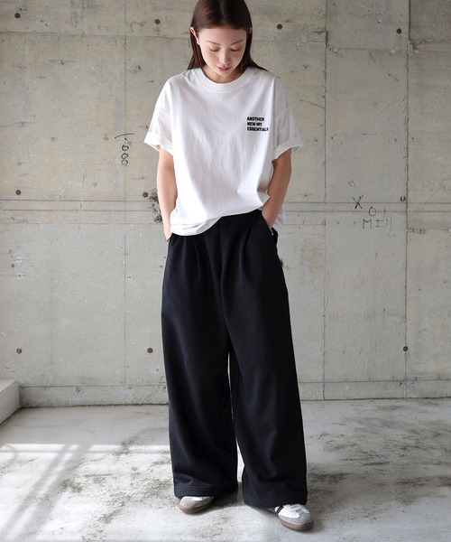 ANMEエンブロイダリーロゴ半袖Tシャツ