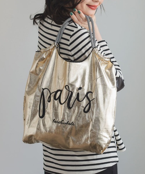 DONOBAN（ドノバン）の「マルシェバッグ（ハンドバッグ・レディース・カーキ/ブラック/チャコール/ブラック系その他/シルバー/グレー/キャメル/ホワイト/ベージュ/ゴールド/ホワイト系その他2/ブラック系その他3/カーキ系2/ブラック系その他2/アイボリー/ホワイト系その他/ピンク/カーキ系1・M）」の18枚目の写真