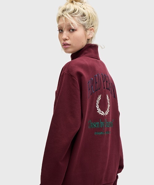 セール】Embroidered Champion Half Zip Sweatshirt／刺繍ハーフジップ