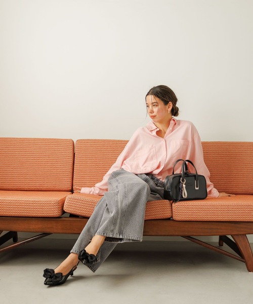 BAYFLOW（ベイフロー）の「[リボンがサイズUPして登場♪]フレフィットリボンミュール2（パンプス・レディース・ブラック/レオパード・SMALL/MEDIUM/LARGE）」の12枚目の写真