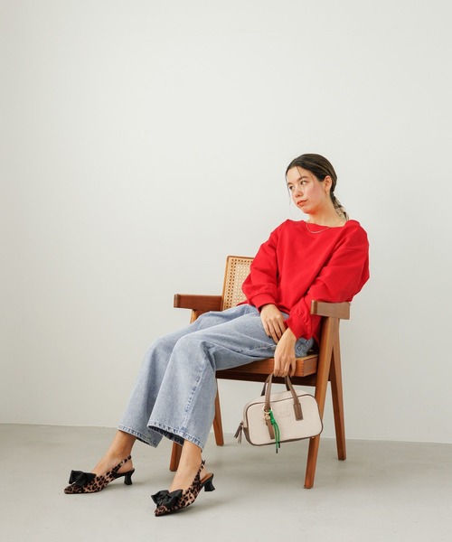 BAYFLOW（ベイフロー）の「[リボンがサイズUPして登場♪]フレフィットリボンミュール2（パンプス・レディース・ブラック/レオパード・SMALL/MEDIUM/LARGE）」の22枚目の写真