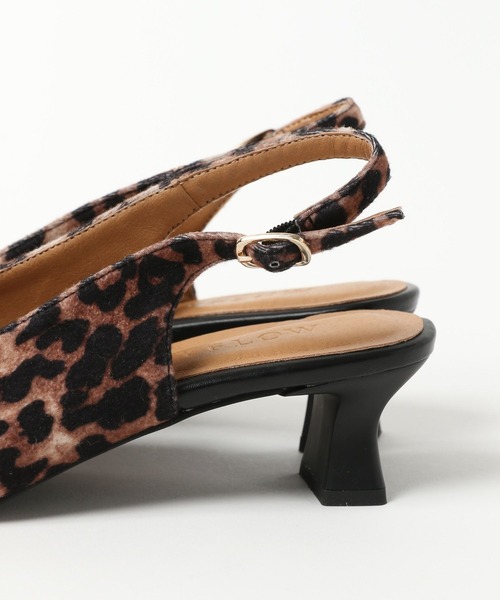 BAYFLOW（ベイフロー）の「[リボンがサイズUPして登場♪]フレフィットリボンミュール2（パンプス・レディース・ブラック/レオパード・SMALL/MEDIUM/LARGE）」の3枚目の写真