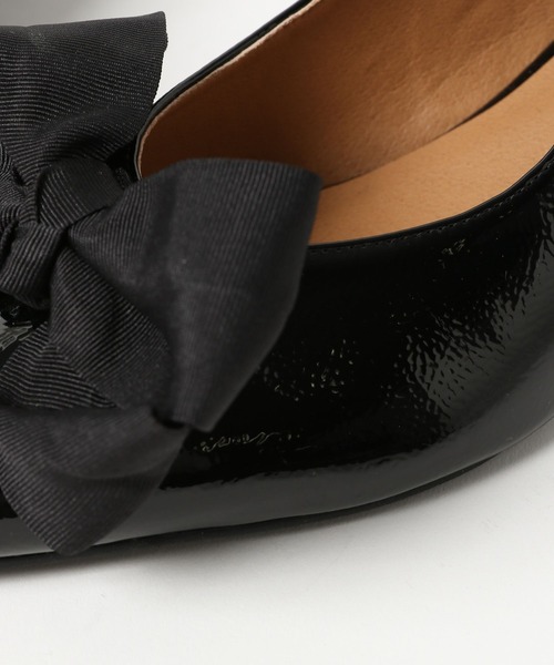 BAYFLOW（ベイフロー）の「[リボンがサイズUPして登場♪]フレフィットリボンミュール2（パンプス・レディース・ブラック/レオパード・SMALL/MEDIUM/LARGE）」の7枚目の写真