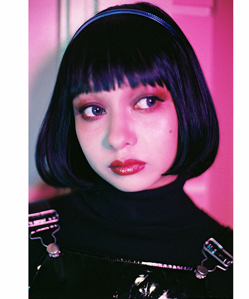 Fallin'（フォーリン）の「【fallin'】　Enamel suspender Onepiece（ワンピース・レディース・ブラック・FREE）」の10枚目の写真