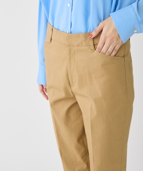 I.T.'S international（イッツインターナショナル）の「ベーシックコットンテーパードパンツ（その他パンツ・レディース・サックスブルー/ピンク/ホワイト/キャメル/ライトホワイト/グレー系その他/ブラック・9号/7号/11号/5号）」の22枚目の写真