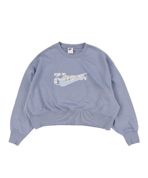 NIKE（ナイキ）の「ナイキ NIKE ナイキ  NSW PHNX FLC FT OOS CRW O（スウェット・レディース・ダークグレー/サックスブルー/ライトベージュ・M/L/S/XL）」の3枚目の写真
