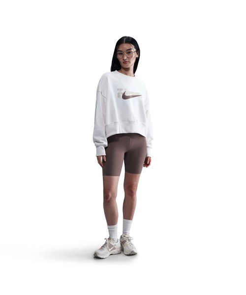NIKE（ナイキ）の「ナイキ NIKE ナイキ  NSW PHNX FLC FT OOS CRW O（スウェット・レディース・ダークグレー/サックスブルー/ライトベージュ・M/L/S/XL）」の4枚目の写真