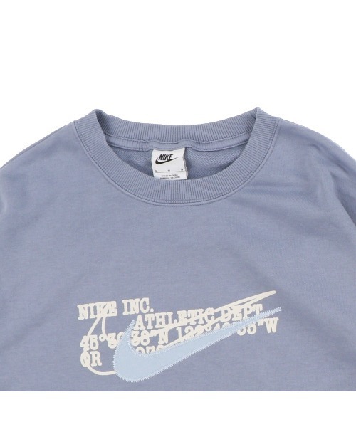 NIKE（ナイキ）の「ナイキ NIKE ナイキ  NSW PHNX FLC FT OOS CRW O（スウェット・レディース・ダークグレー/サックスブルー/ライトベージュ・M/L/S/XL）」の11枚目の写真