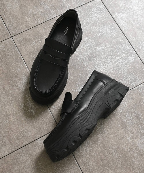 Honeys（ハニーズ）の「厚底ボリュームローファー（ローファー・レディース・ブラック・LL/S/M/L）」の12枚目の写真