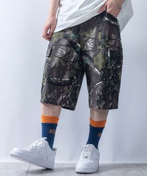 Starting Over（スターティングオーバー）の「bio-wash camouflage wide cargo half pants / バイオウォッシュ カモフラージュ ワイド カーゴ ハーフ パンツ（カーゴパンツ）」